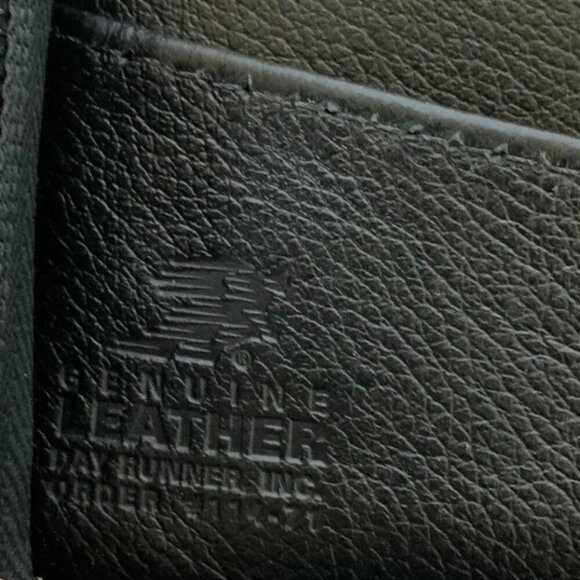 Day Runner Black Genuine Leather Zippered Planner Organizer 8x10 Classic Edition - Picture 7 of 10